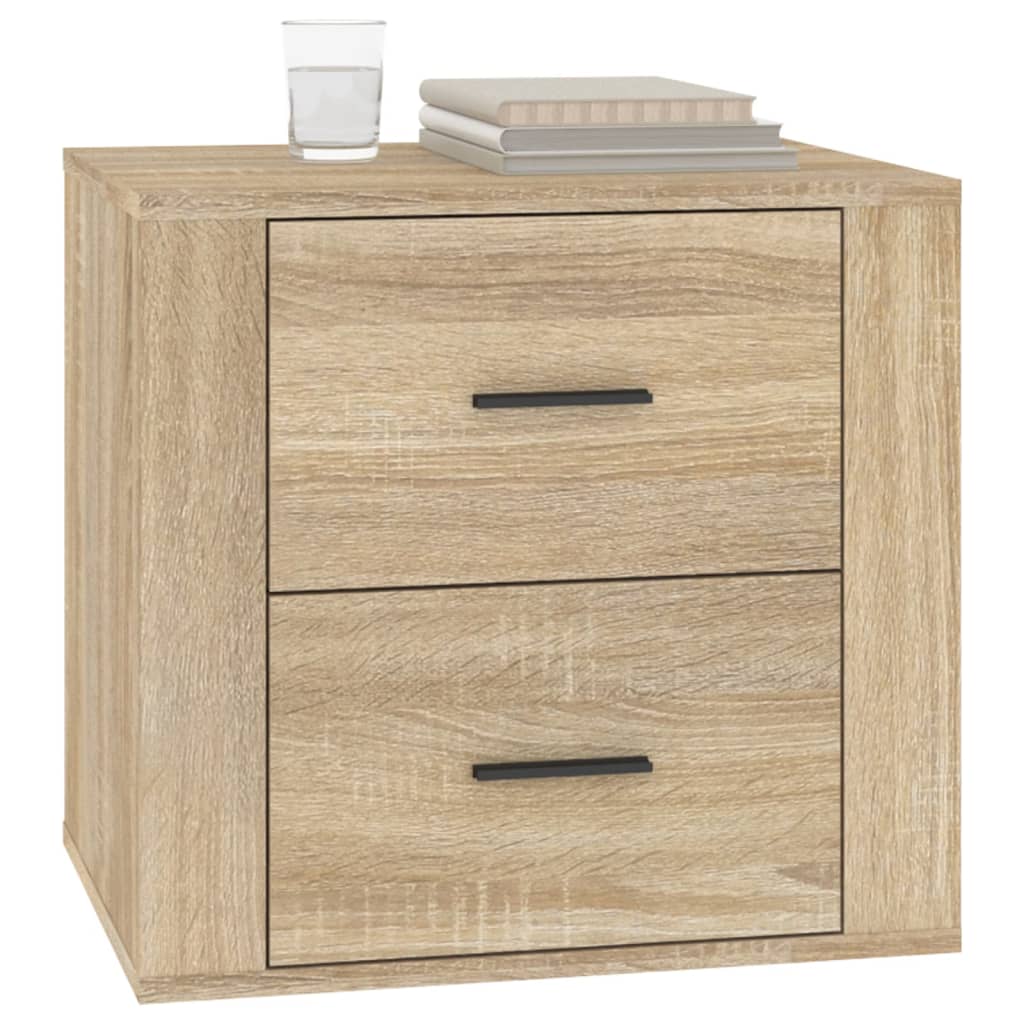 vidaXL Nachttisch Sonoma-Eiche 50x39x47 cm
