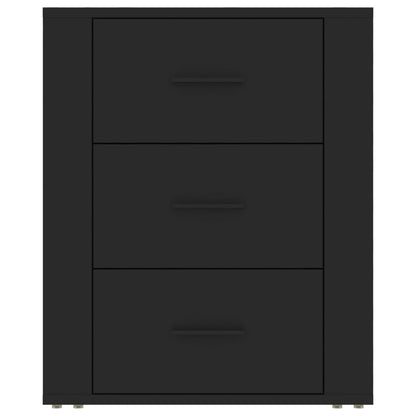 vidaXL Nachttisch Schwarz 50x36x60 cm Holzwerkstoff