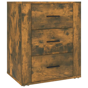 vidaXL Nachttisch Räuchereiche 50x36x60 cm Holzwerkstoff