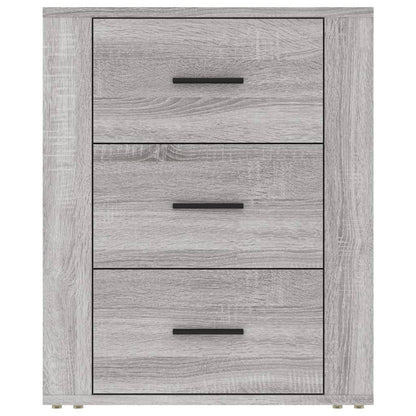 vidaXL Table de chevet gris Sonoma 50x36x60 cm bois d'ingénierie