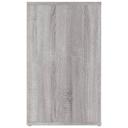 vidaXL Table de chevet gris Sonoma 50x36x60 cm bois d'ingénierie