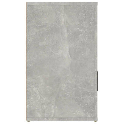 vidaXL Table de chevet gris béton 50x36x60 cm Bois d'ingénierie