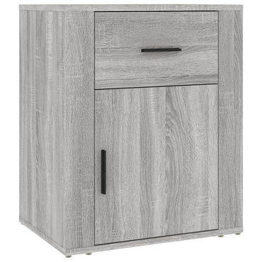 vidaXL Table de chevet gris Sonoma 50x36x60 cm bois d'ingénierie