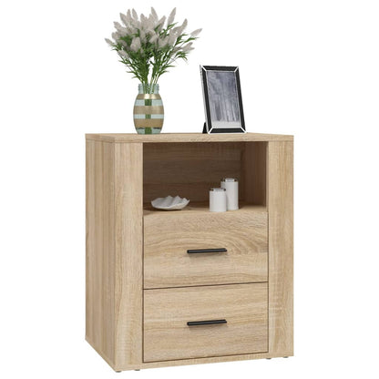 vidaXL Table de chevet chêne sonoma 50x36x60 cm bois d'ingénierie