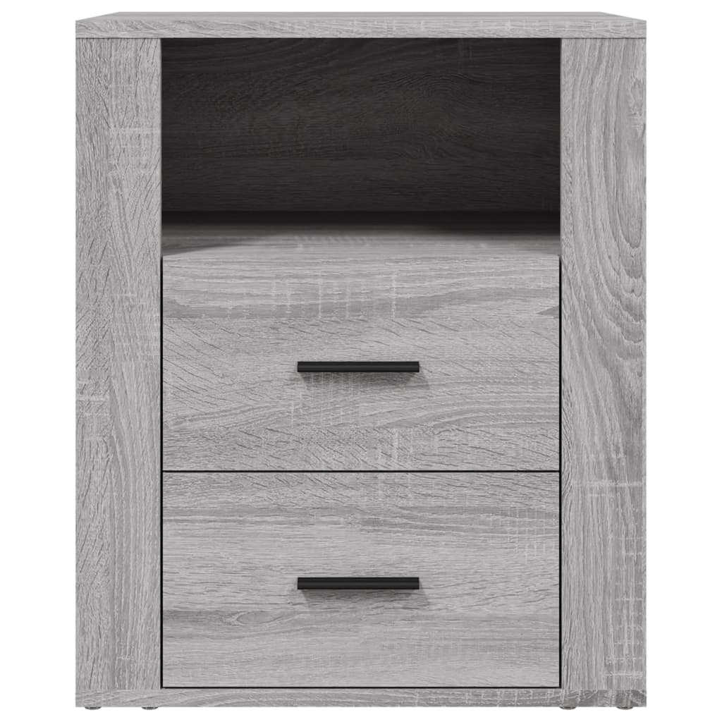 vidaXL Nachttisch Grau Sonoma 50x36x60 cm Holzwerkstoff