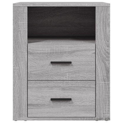 vidaXL Nachttisch Grau Sonoma 50x36x60 cm Holzwerkstoff