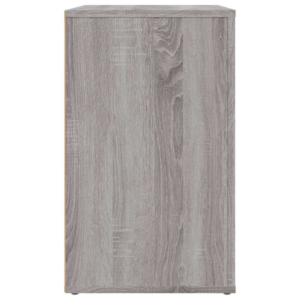 vidaXL Nachttisch Grau Sonoma 50x36x60 cm Holzwerkstoff