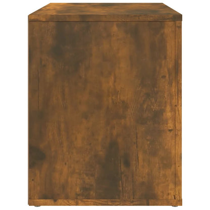 vidaXL Table de chevet chêne fumé 60x36x45 cm bois d'ingénierie
