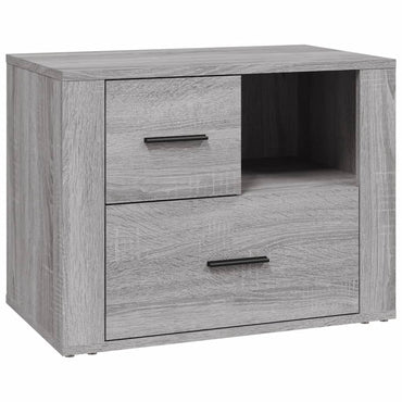 vidaXL Table de chevet gris Sonoma 60x36x45 cm Bois d'ingénierie