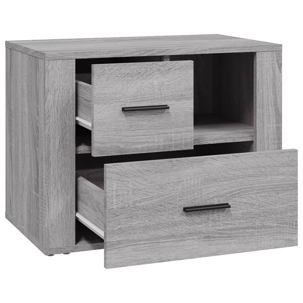 vidaXL Table de chevet gris Sonoma 60x36x45 cm Bois d'ingénierie
