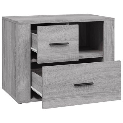 vidaXL Table de chevet gris Sonoma 60x36x45 cm Bois d'ingénierie