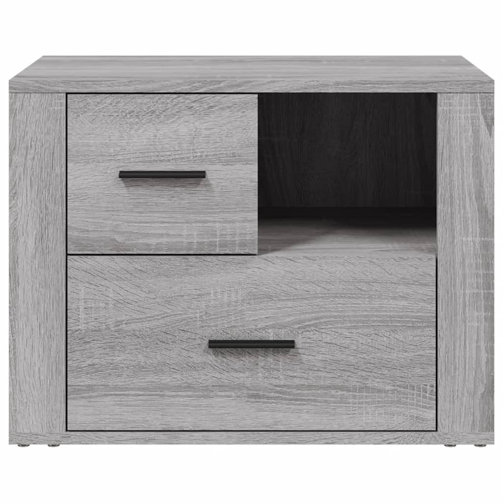 vidaXL Table de chevet gris Sonoma 60x36x45 cm Bois d'ingénierie