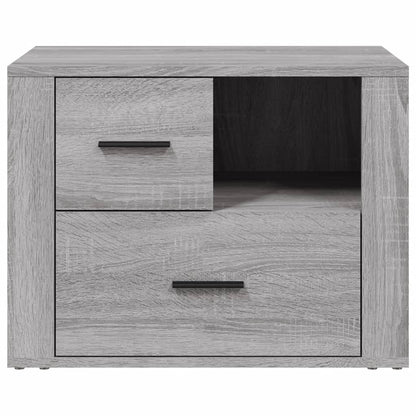 vidaXL Table de chevet gris Sonoma 60x36x45 cm Bois d'ingénierie