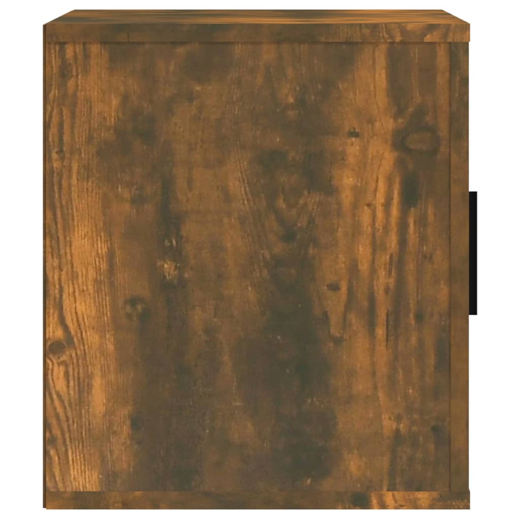 vidaXL Meuble TV chêne fumé 100x35x40 cm bois d'ingénierie