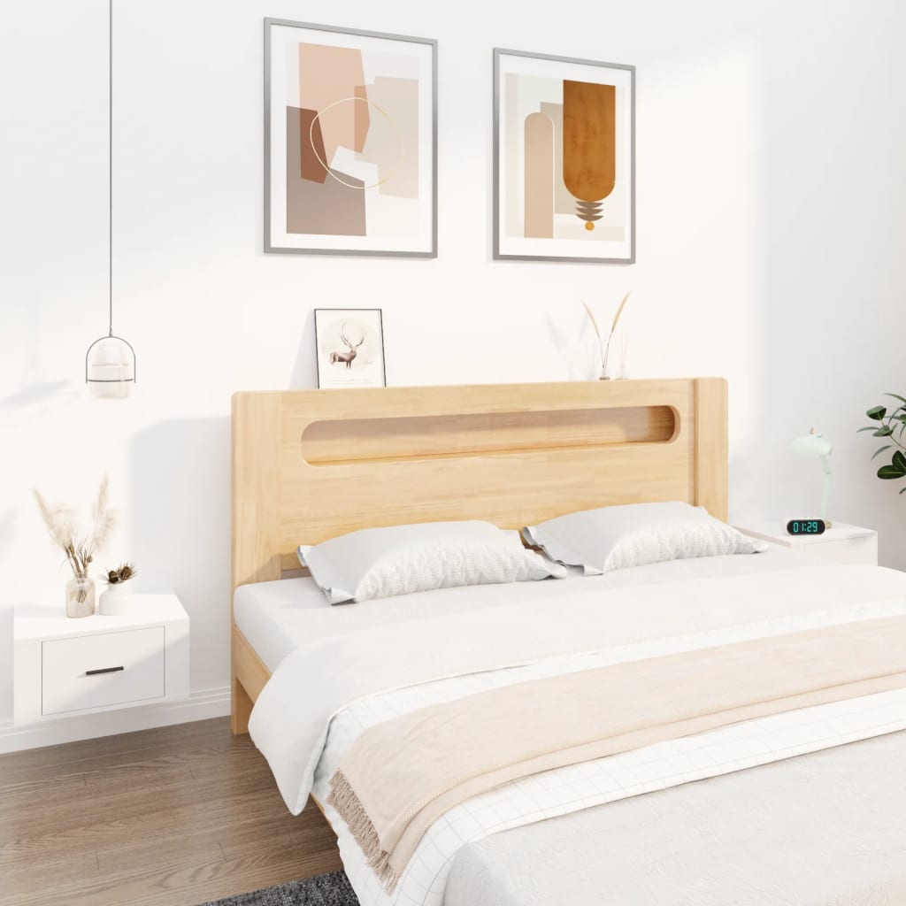 vidaXL Tables de chevet murales 2 pcs Blanc 50x36x25 cm