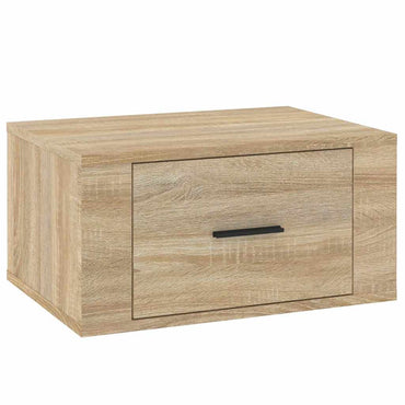 vidaXL Table de chevet murale chêne Sonoma 50x36x25 cm