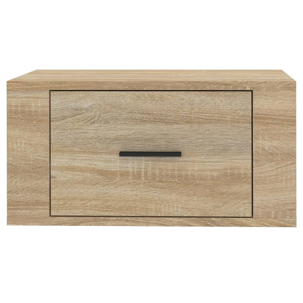 vidaXL Tables de chevet murales 2 pcs Chêne sonoma 50x36x25 cm