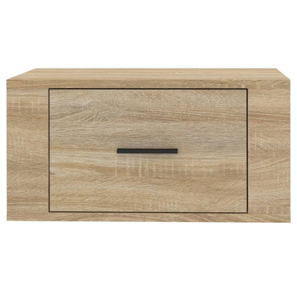 vidaXL Tables de chevet murales 2 pcs Chêne sonoma 50x36x25 cm