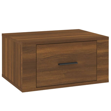 vidaXL Chevet mural Chêne marron 50x36x25 cm