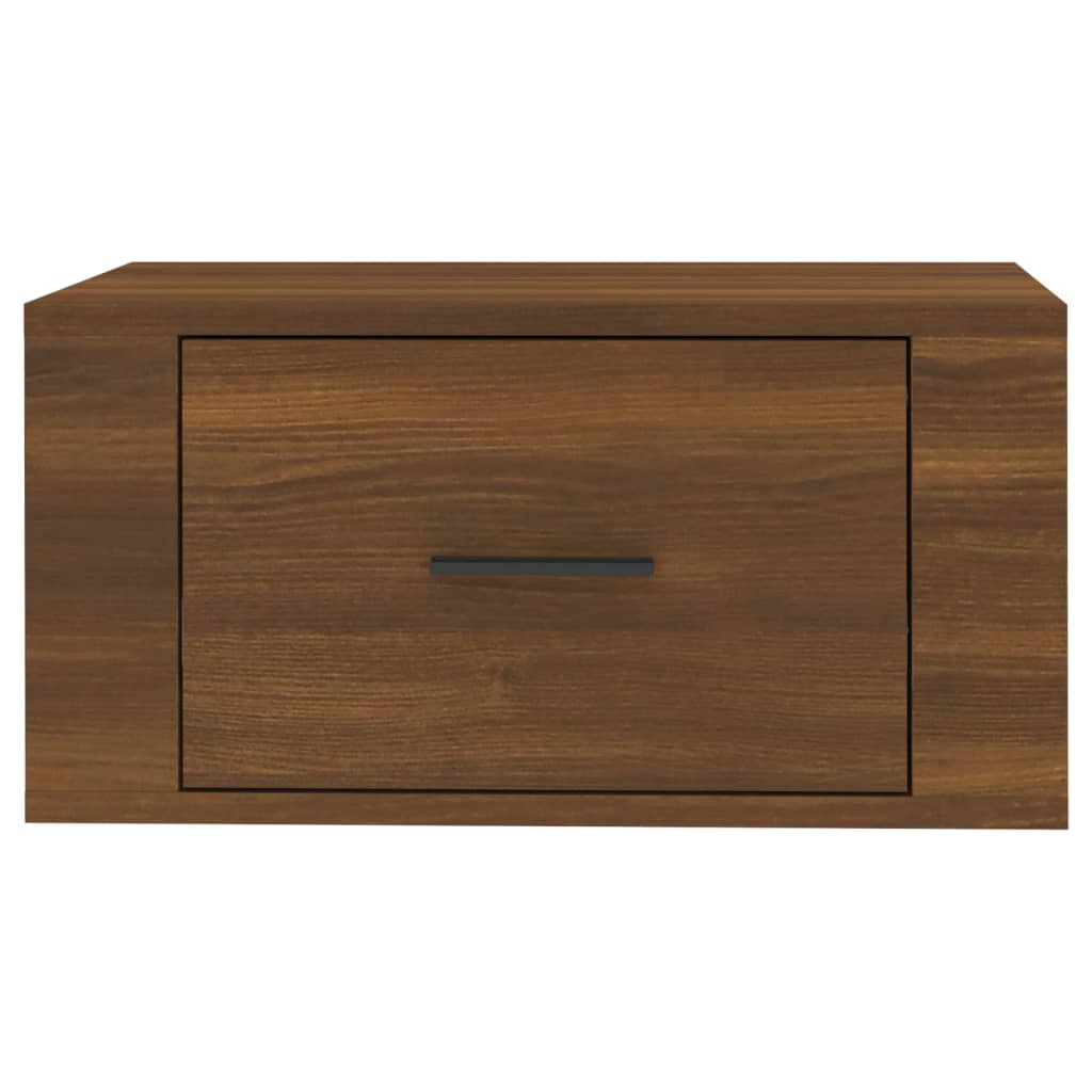 vidaXL Chevet mural Chêne marron 50x36x25 cm