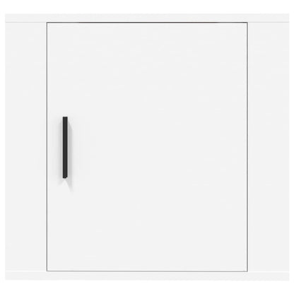 vidaXL Wand-Nachttische 2 Stk. Weiß 50x30x47 cm