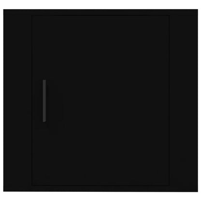 vidaXL Tables de chevet murales 2 pcs Noir 50x30x47 cm