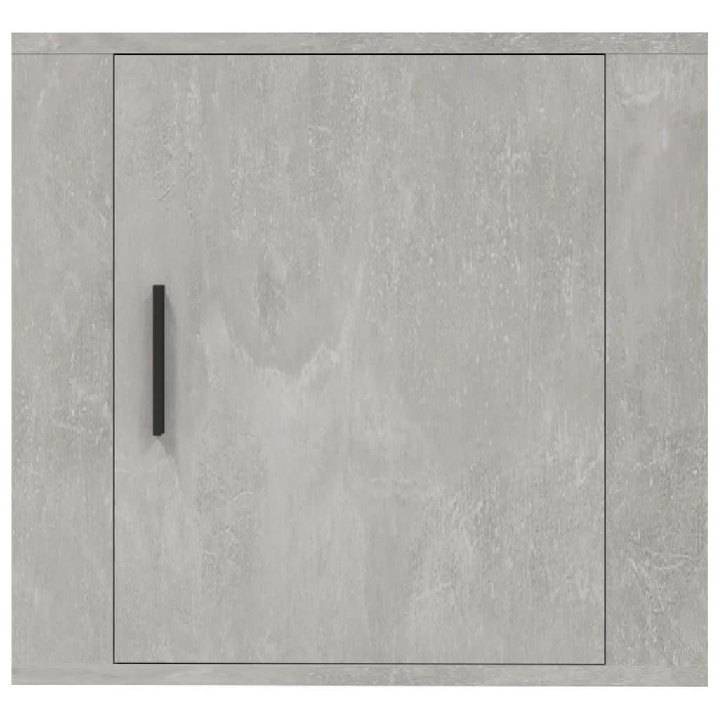 vidaXL Table de chevet murale gris béton 50x30x47 cm