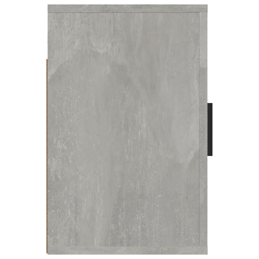 vidaXL Table de chevet murale gris béton 50x30x47 cm