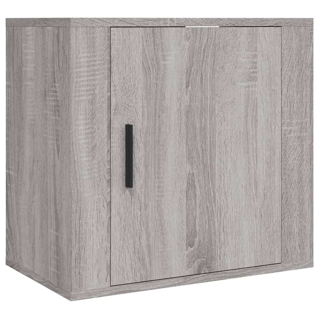 vidaXL Tables de chevet murales 2 pcs Gris Sonoma 50x30x47 cm