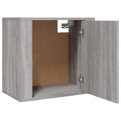 vidaXL Tables de chevet murales 2 pcs Gris Sonoma 50x30x47 cm