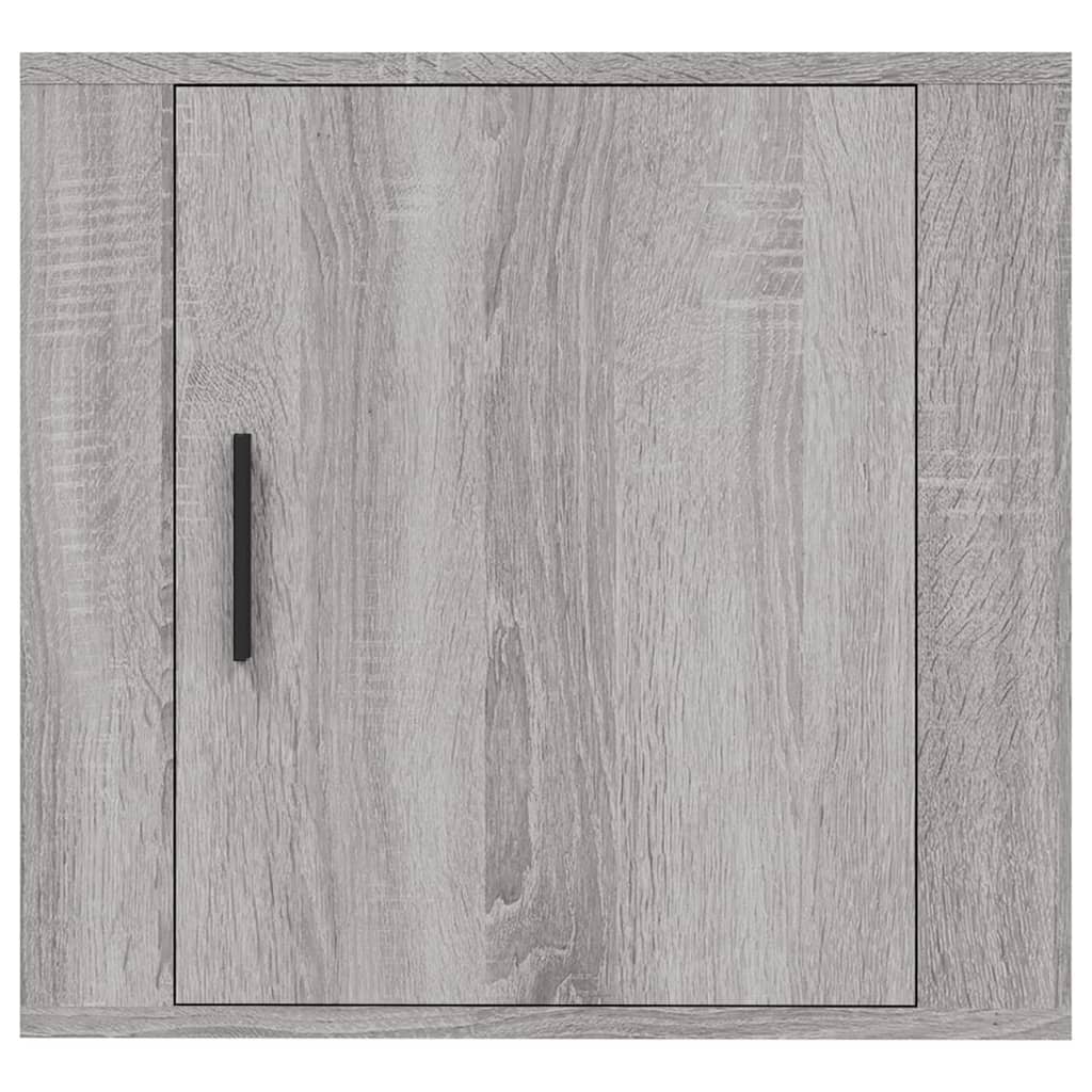 vidaXL Tables de chevet murales 2 pcs Gris Sonoma 50x30x47 cm