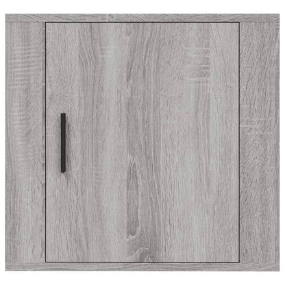 vidaXL Tables de chevet murales 2 pcs Gris Sonoma 50x30x47 cm