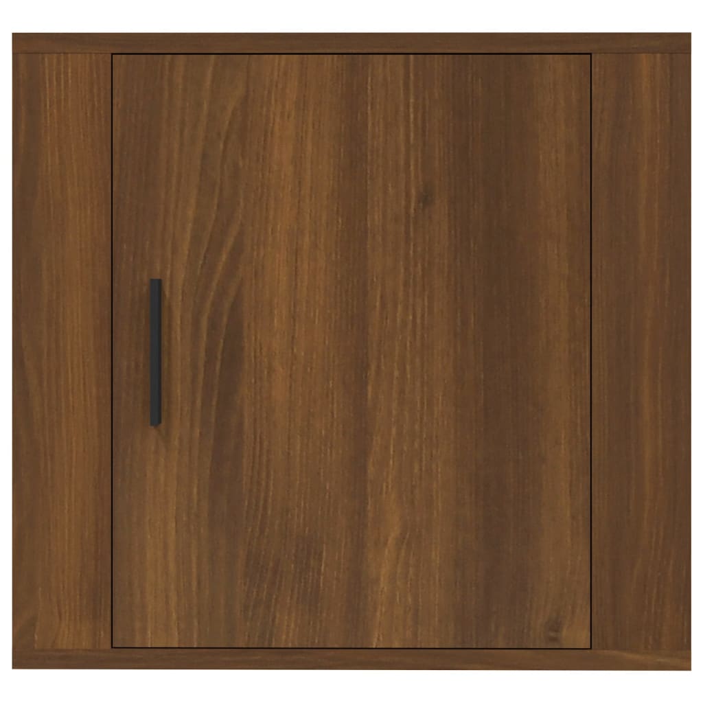 vidaXL Wand-Nachttisch Braun Eichen-Optik 50x30x47 cm