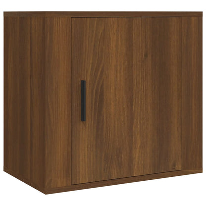 vidaXL Tables de chevet murales 2 pcs Aspect chêne marron 50x30x47 cm