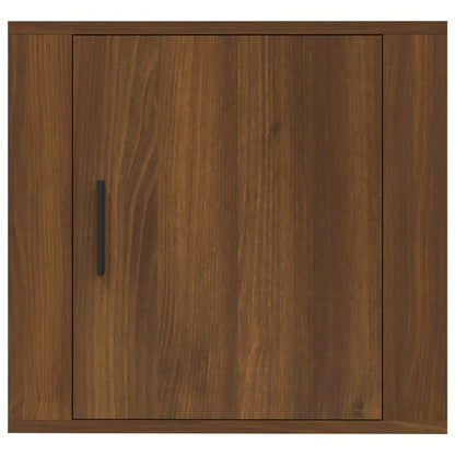 vidaXL Tables de chevet murales 2 pcs Aspect chêne marron 50x30x47 cm