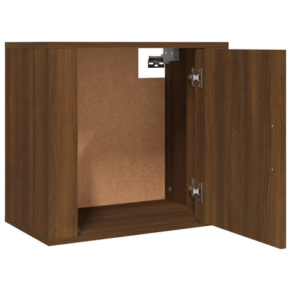 vidaXL Tables de chevet murales 2 pcs Aspect chêne marron 50x30x47 cm