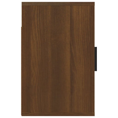 vidaXL Tables de chevet murales 2 pcs Aspect chêne marron 50x30x47 cm