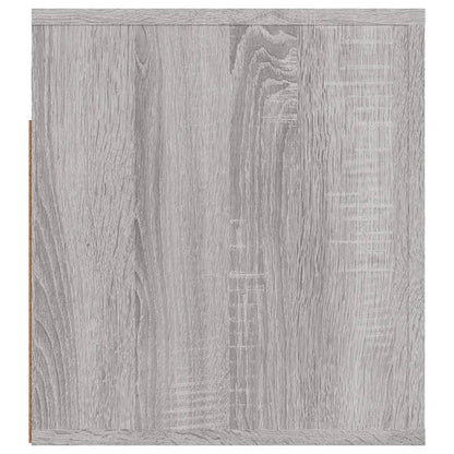 vidaXL Tables de chevet murales 2 pcs Gris Sonoma 50x36x40 cm