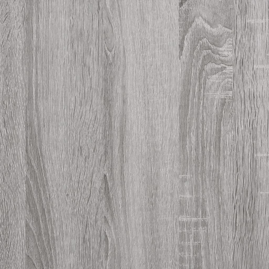 vidaXL Tables de chevet murales 2 pcs Gris Sonoma 50x36x40 cm