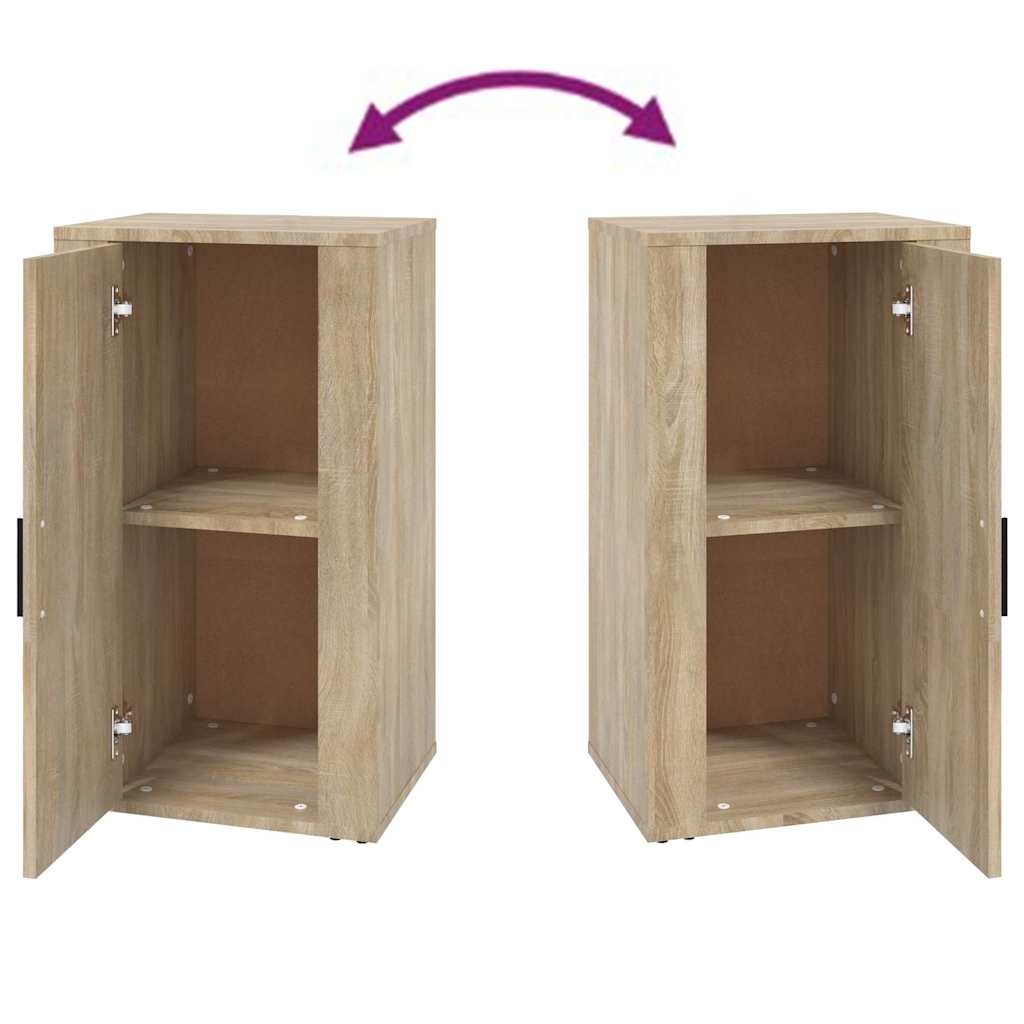 vidaXL Sideboard Sonoma-Eiche 40x33x70 cm Holzwerkstoff