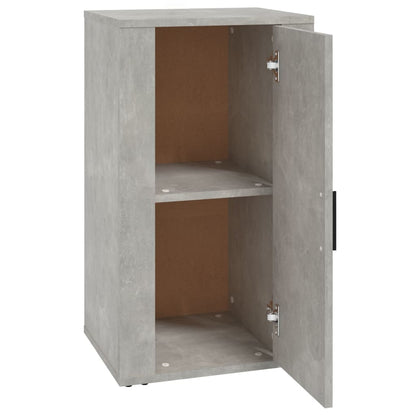 vidaXL Commode de salon gris béton 40x33x70 cm en bois d'ingénierie