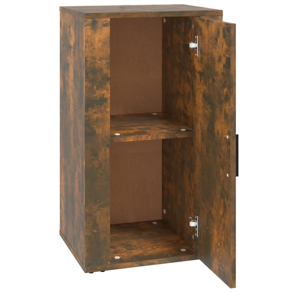 vidaXL Buffet chêne fumé 40x33x70 cm bois d'ingénierie