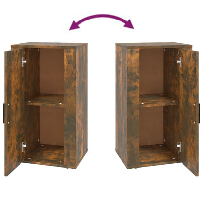 vidaXL Buffet chêne fumé 40x33x70 cm bois d'ingénierie