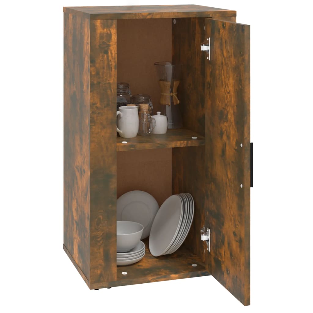 vidaXL Buffet chêne fumé 40x33x70 cm bois d'ingénierie