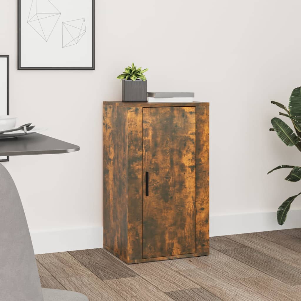 vidaXL Buffet chêne fumé 40x33x70 cm bois d'ingénierie
