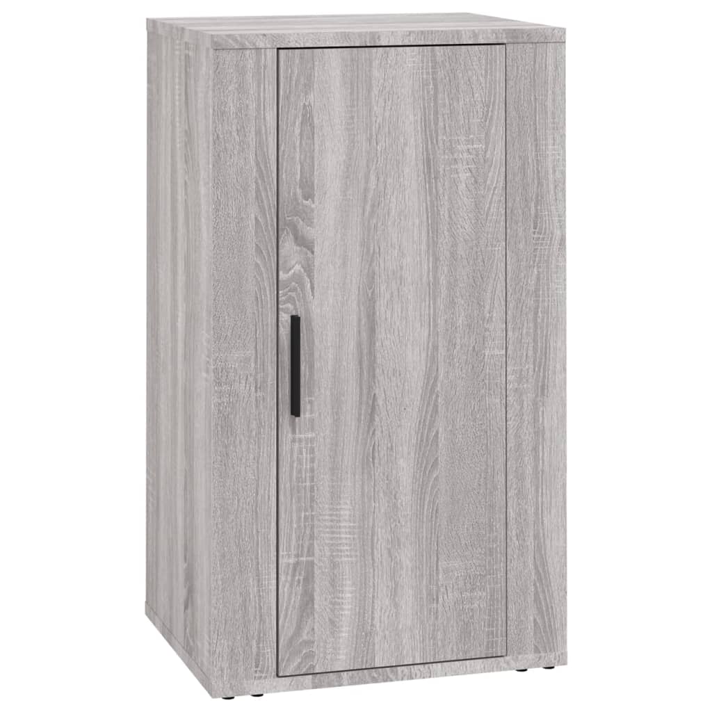 vidaXL Commode grise Sonoma 40x33x70 cm, bois d'ingénierie