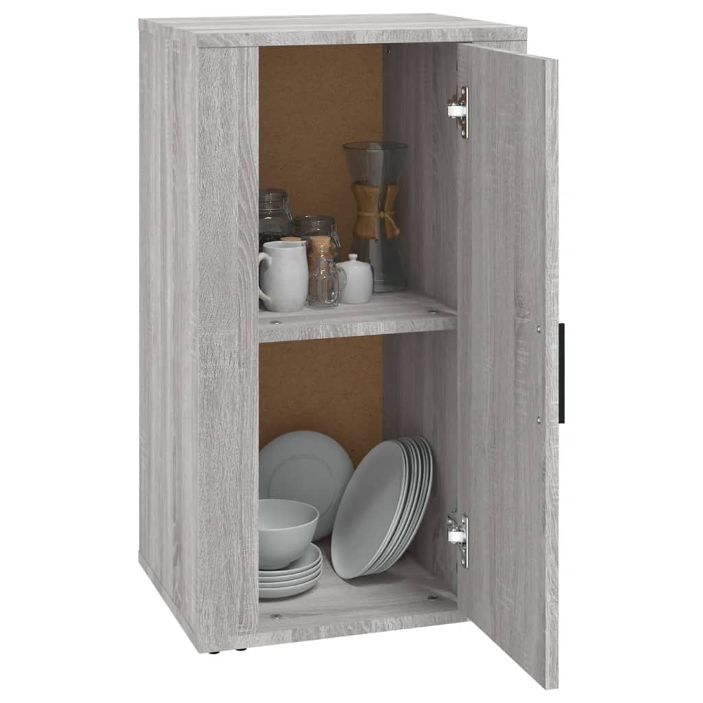 vidaXL Commode grise Sonoma 40x33x70 cm, bois d'ingénierie