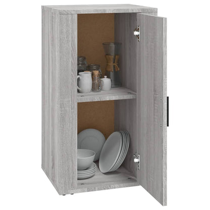 vidaXL Commode grise Sonoma 40x33x70 cm, bois d'ingénierie