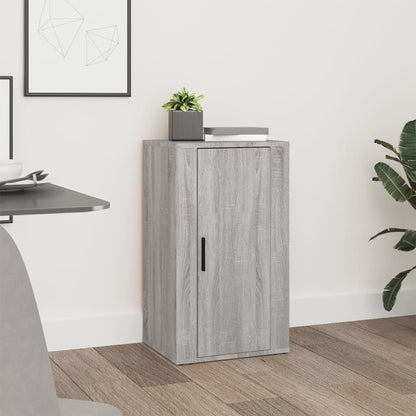 vidaXL Commode grise Sonoma 40x33x70 cm, bois d'ingénierie