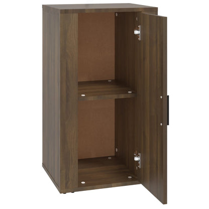vidaXL Commode Effet Chêne Marron 40x33x70 cm Bois d'ingénierie